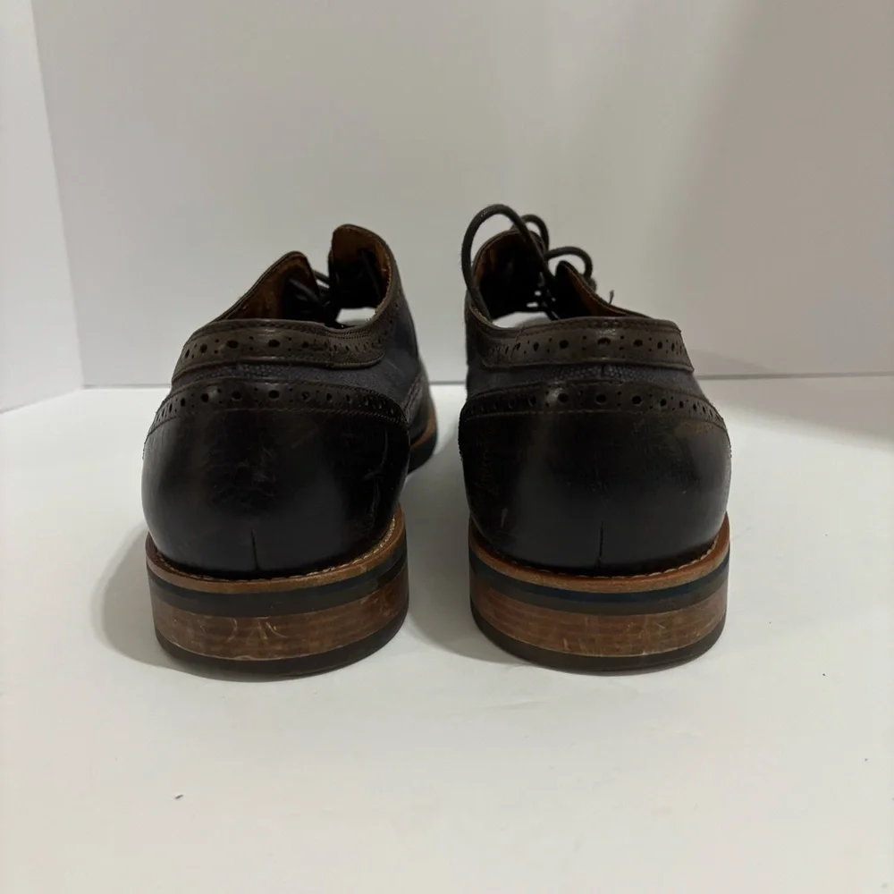 Aldo‎ Black and Brown Leather Shoes